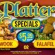 Shish Tawook and Falafel Platter
